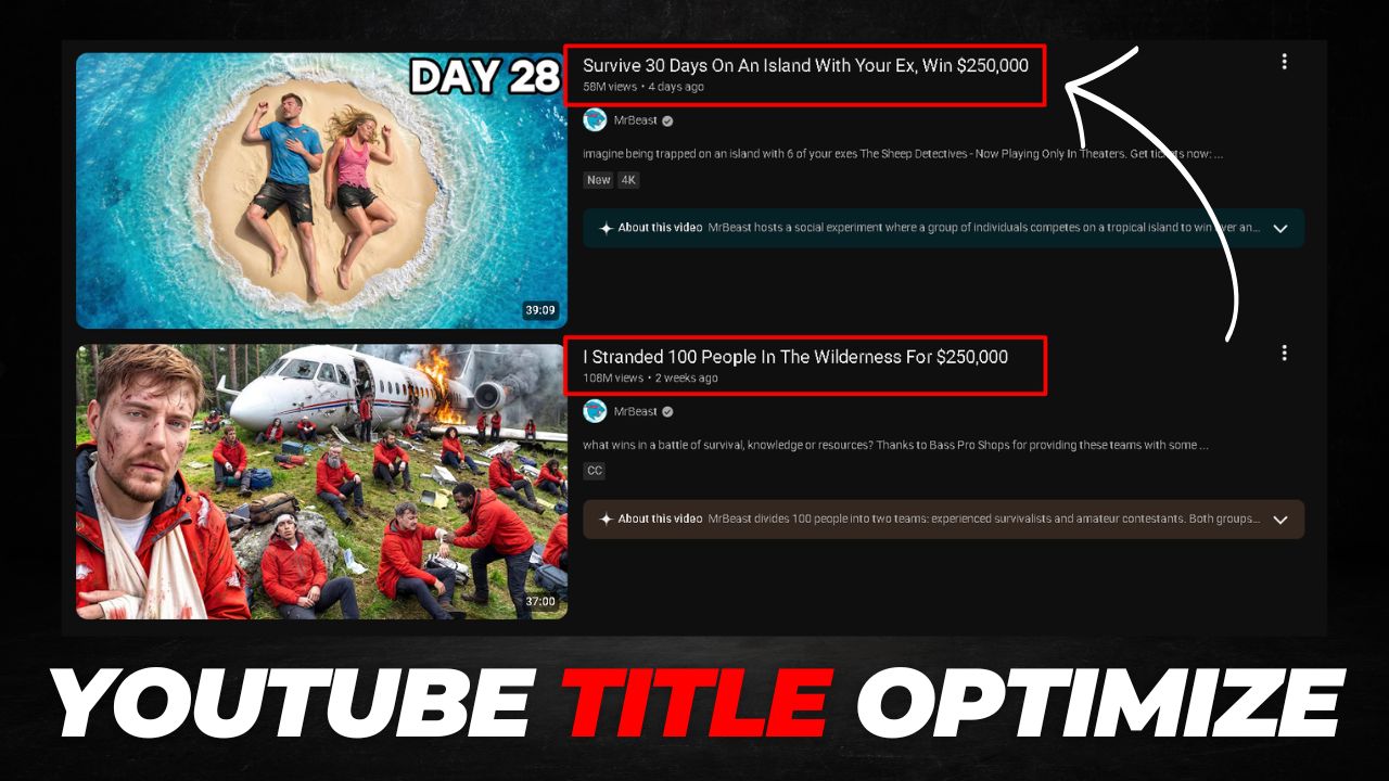 YouTube Title Optimization
